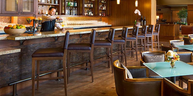 An Employee Pours A Drink In The JORY Bar