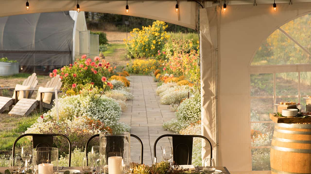 Chef's Garden Event Tent