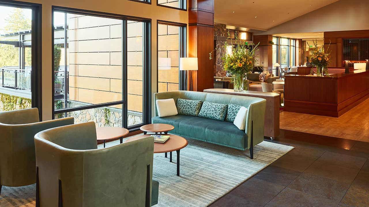 Allison Inn and Spa Lobby Area