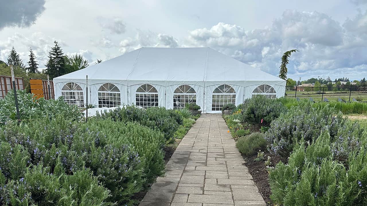 Chef's Garden Event Tent