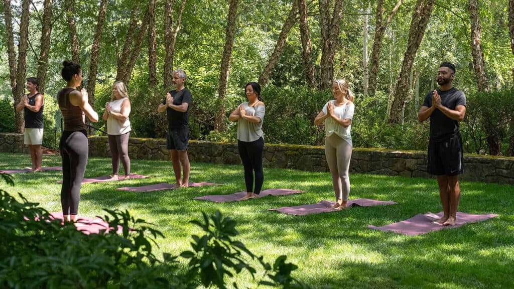 Yoga in the Garden at The Allison