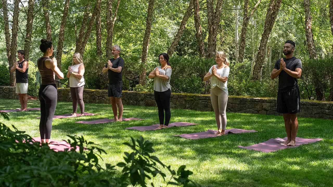 Yoga in the Garden at The Allison