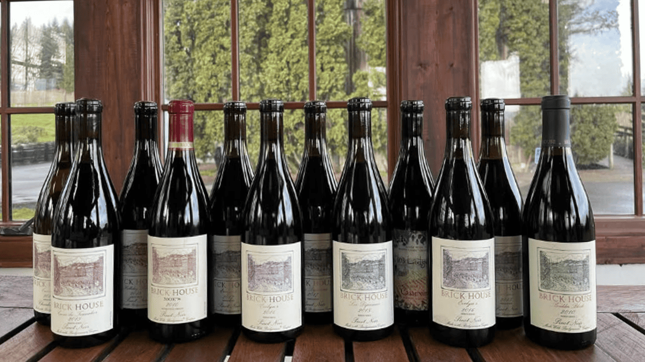 Brick House wine, featured in Bounty of the Willamette Valley.