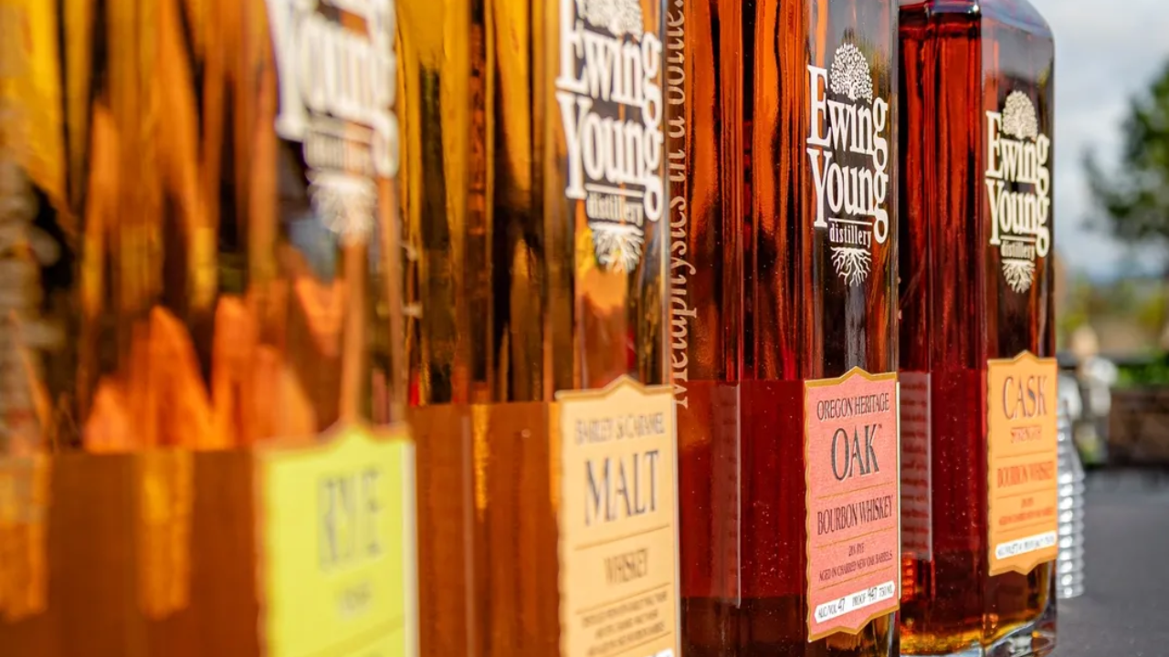 Ewing Young Distilling tastings during Bounty of the Willamette Valley at The Allison Inn & Spa.