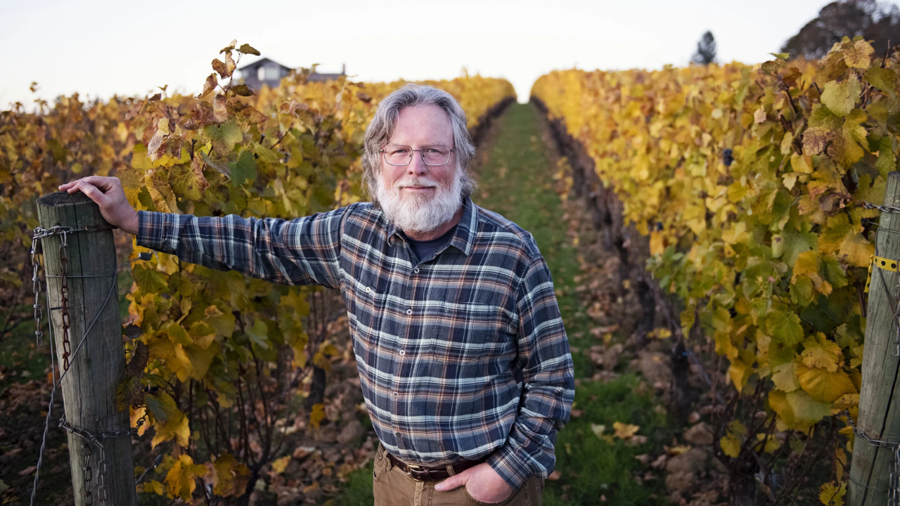 Winemaker Brian O'Donnell from Belle Pente Winery.