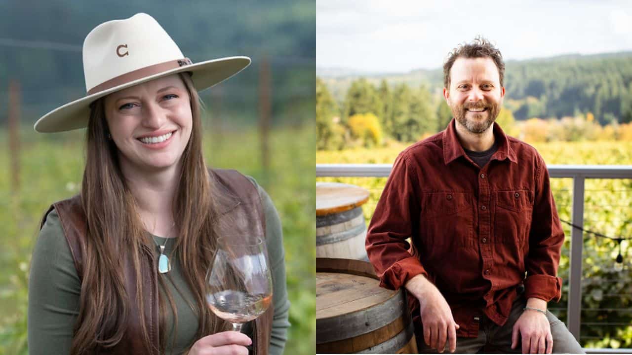 Wallace McKeel and Ben DiChristina of Raptor Ridge Vineyards.