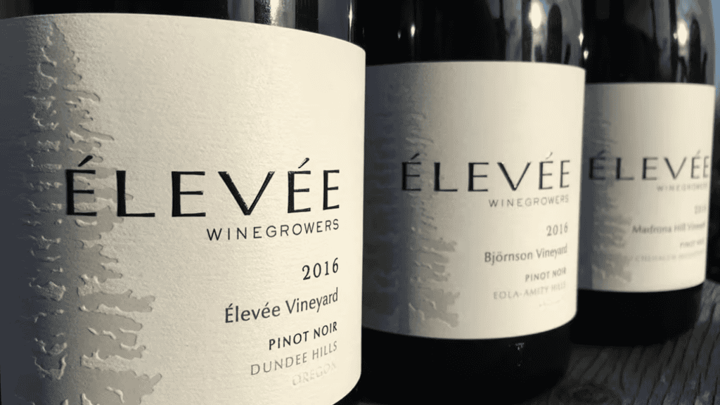 Wine from Élevée Winegrowers.