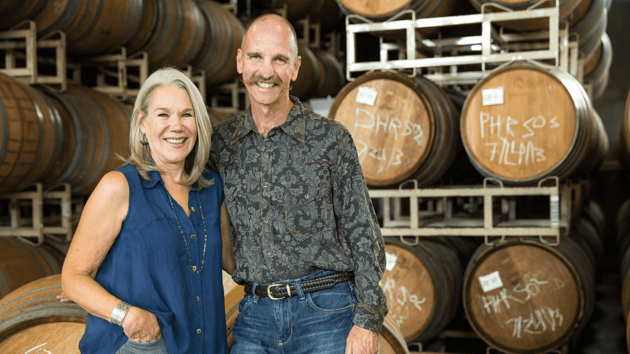 Rollin Soles and Corby Stonebraker-Soles of ROCO Winery.