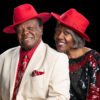 Portrait of Norman "Boogie Cat" Sylvester and his daughter, Lenanne Sylvester-Miller.